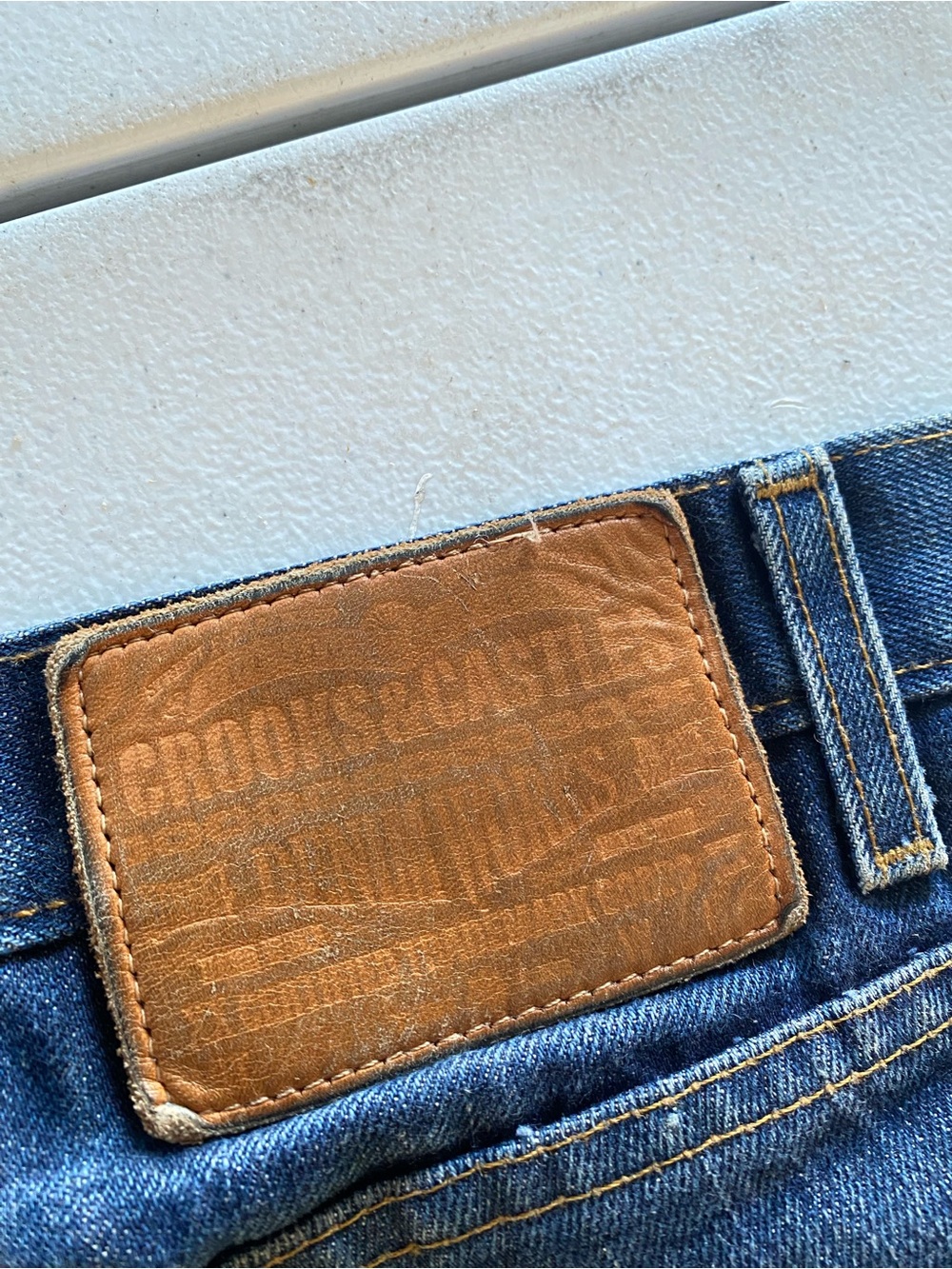 Crooks & Castles Men's Dark Blue Straight Jeans - Picture 6 of 10